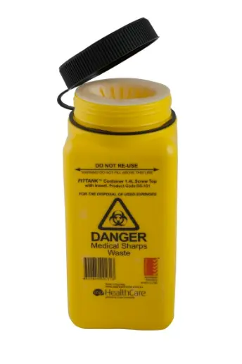 Sharps Disposal Container 1.4L